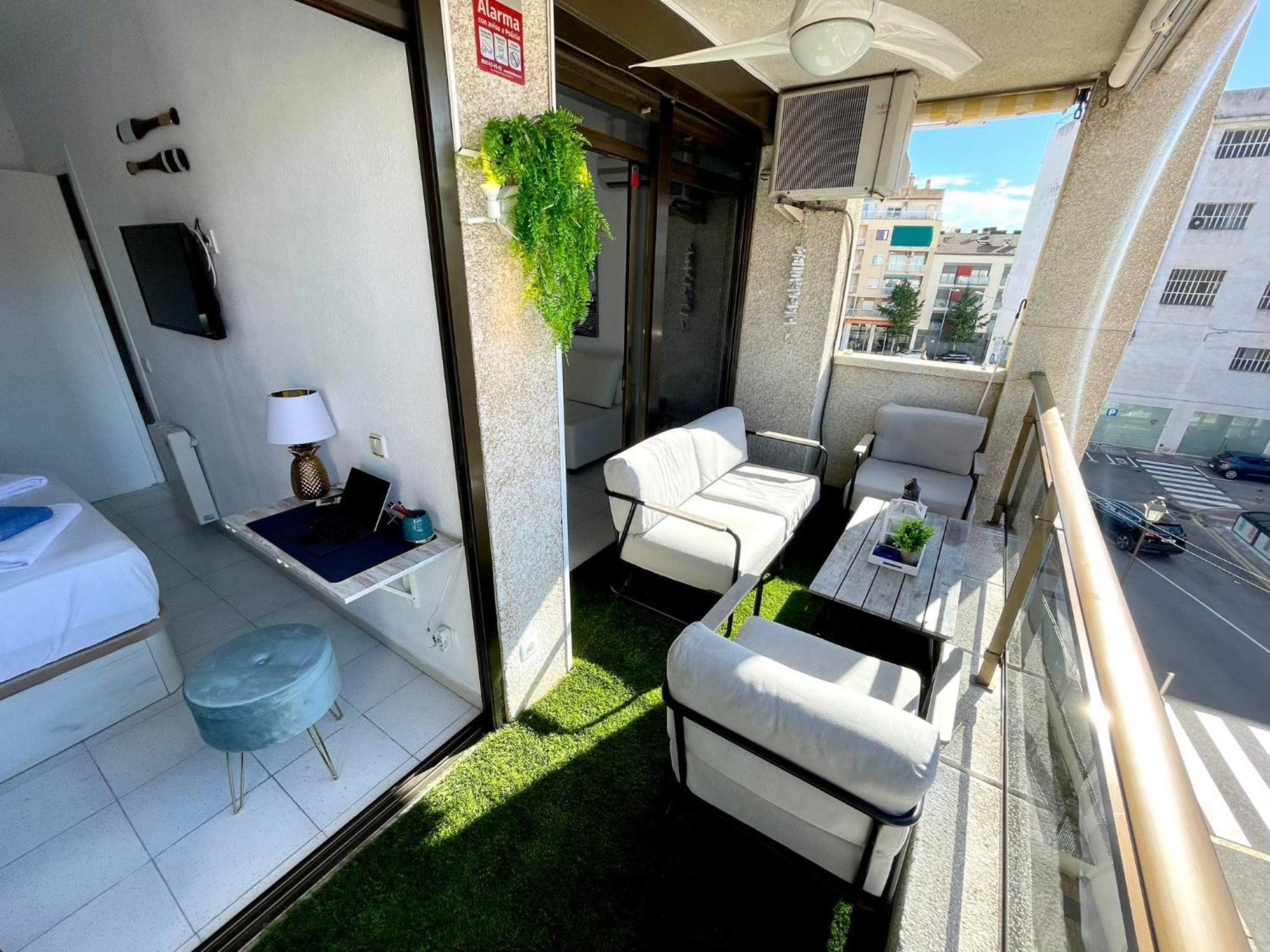 Apartemento Piscina Centro Calella 3 Min Playa Eksteriør billede